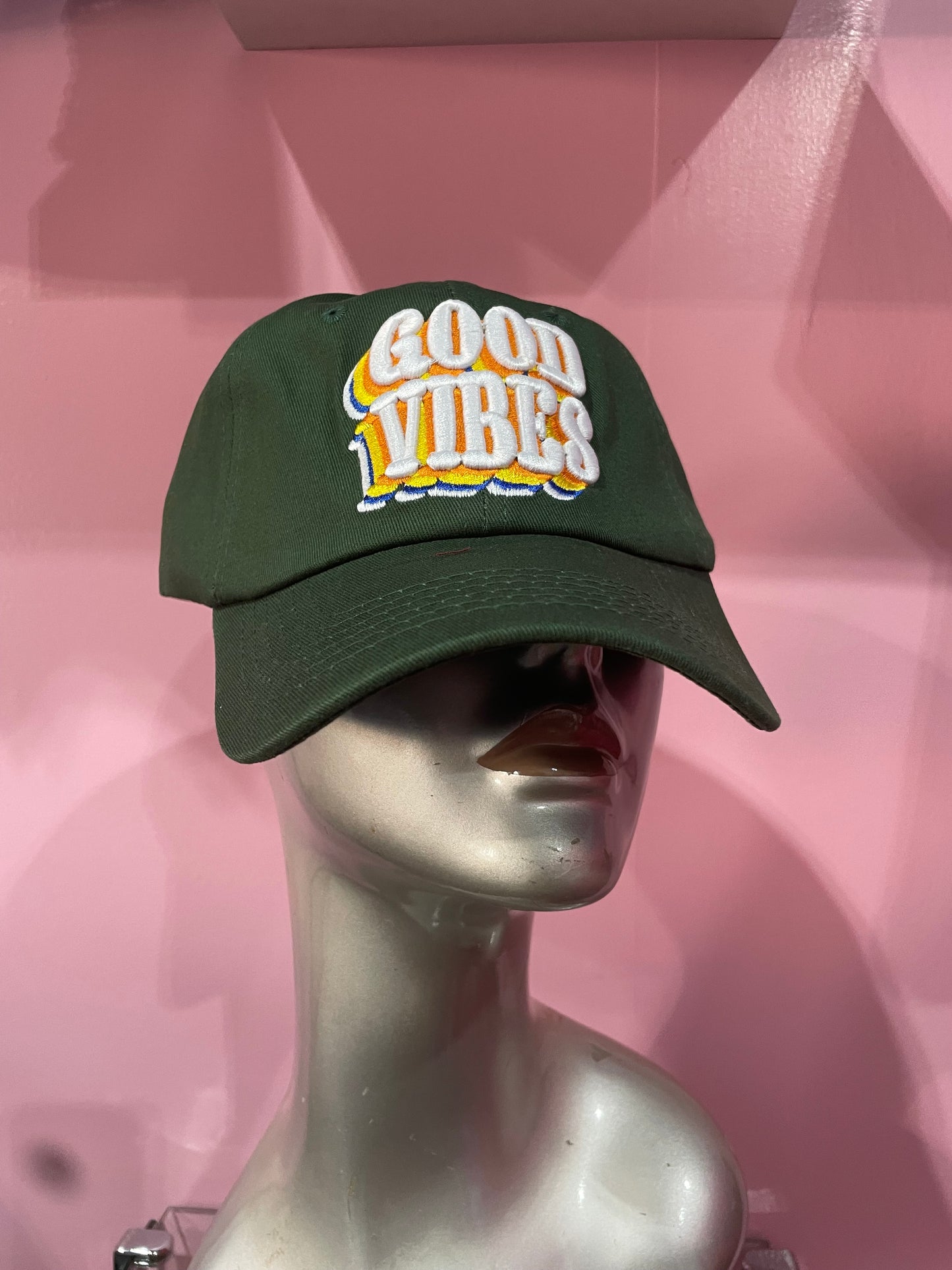 GOOD VIBES Message Baseball Cap