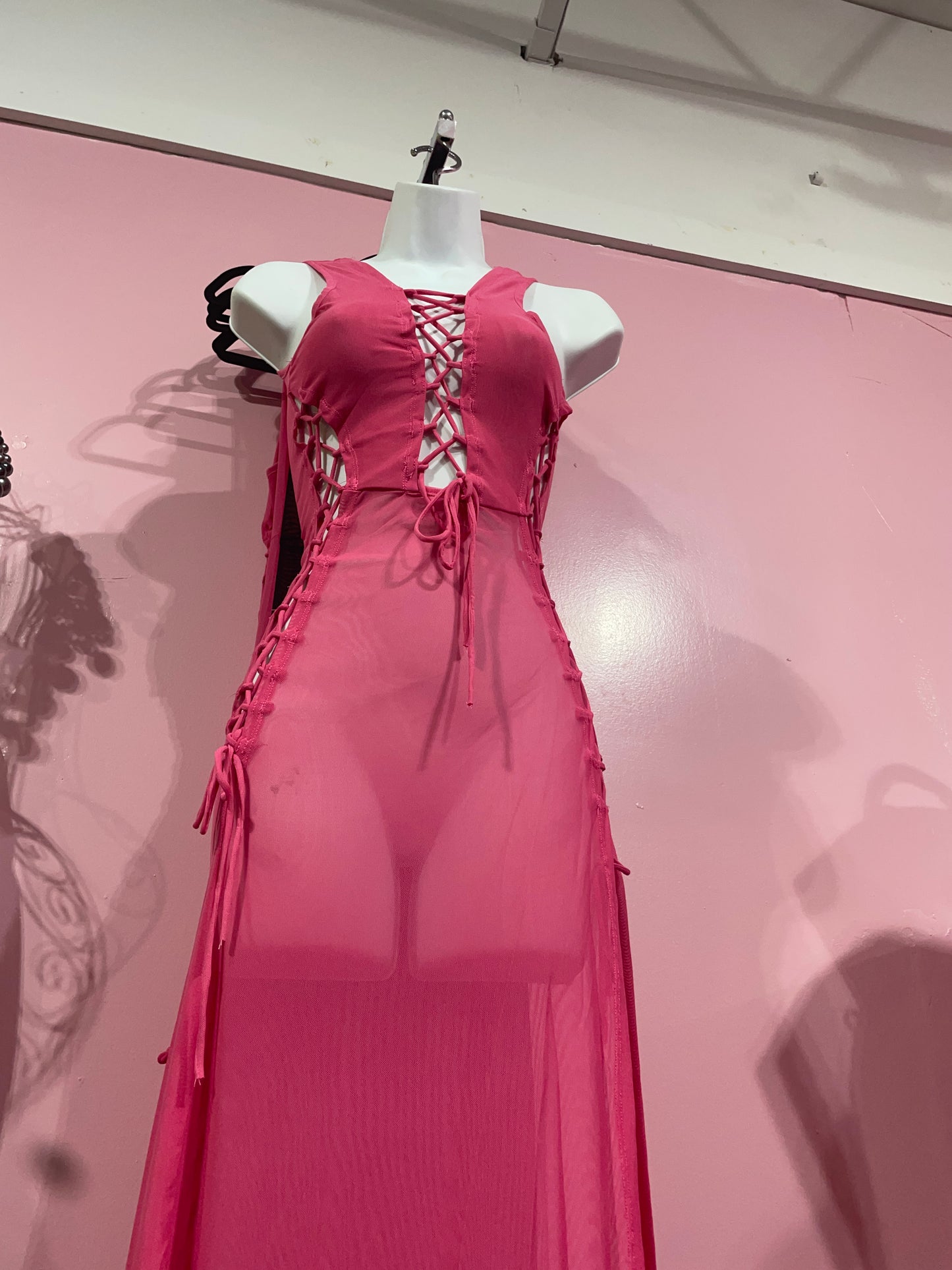 Sheer swimsuit cover up