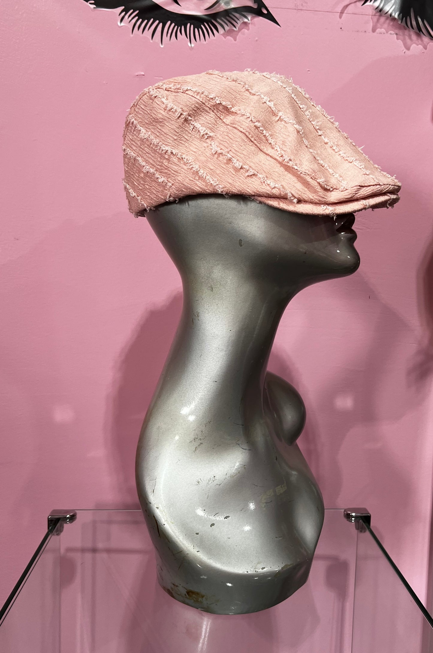 Fray Detail Newsboy Hat