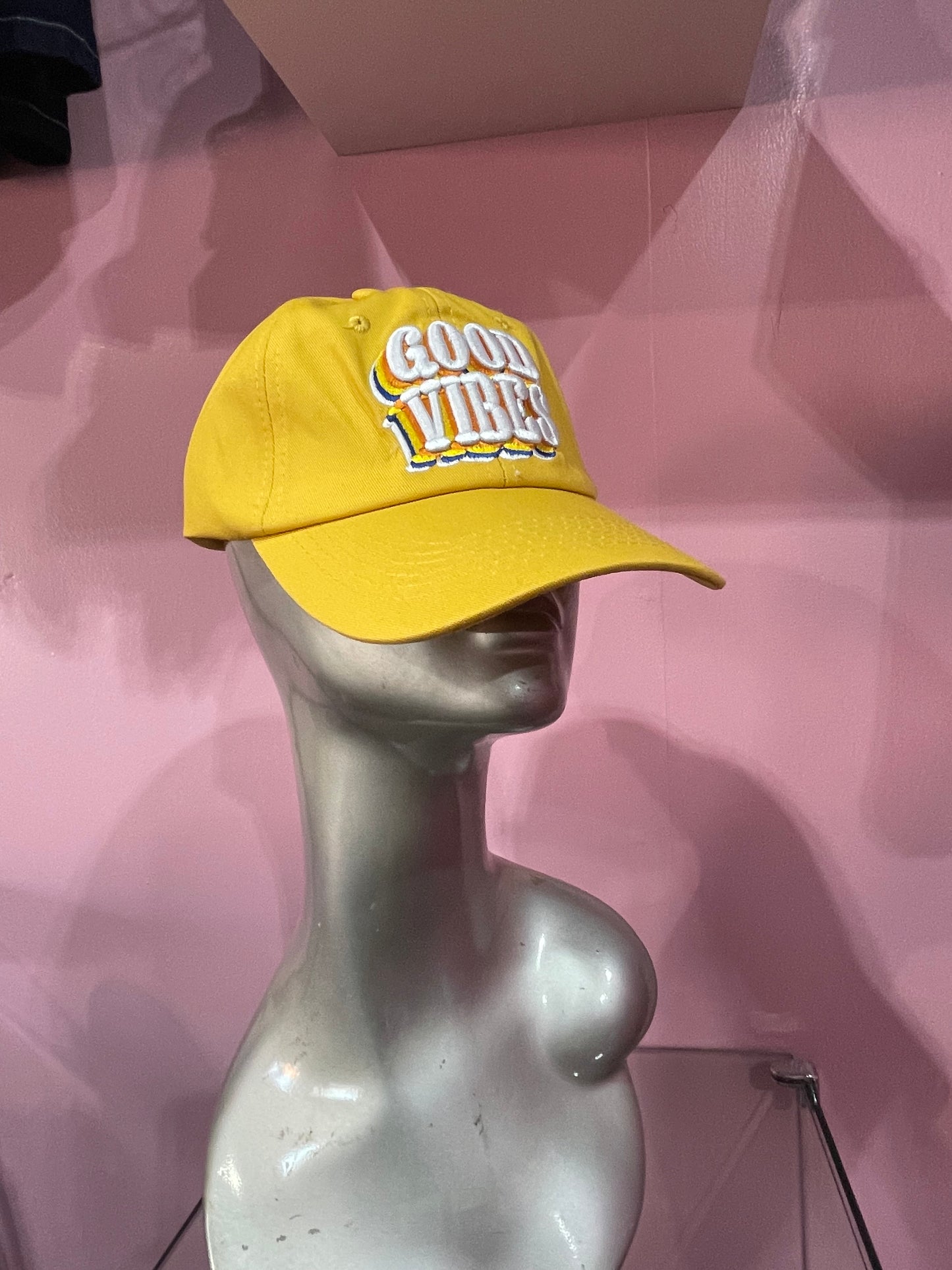 GOOD VIBES Message Baseball Cap