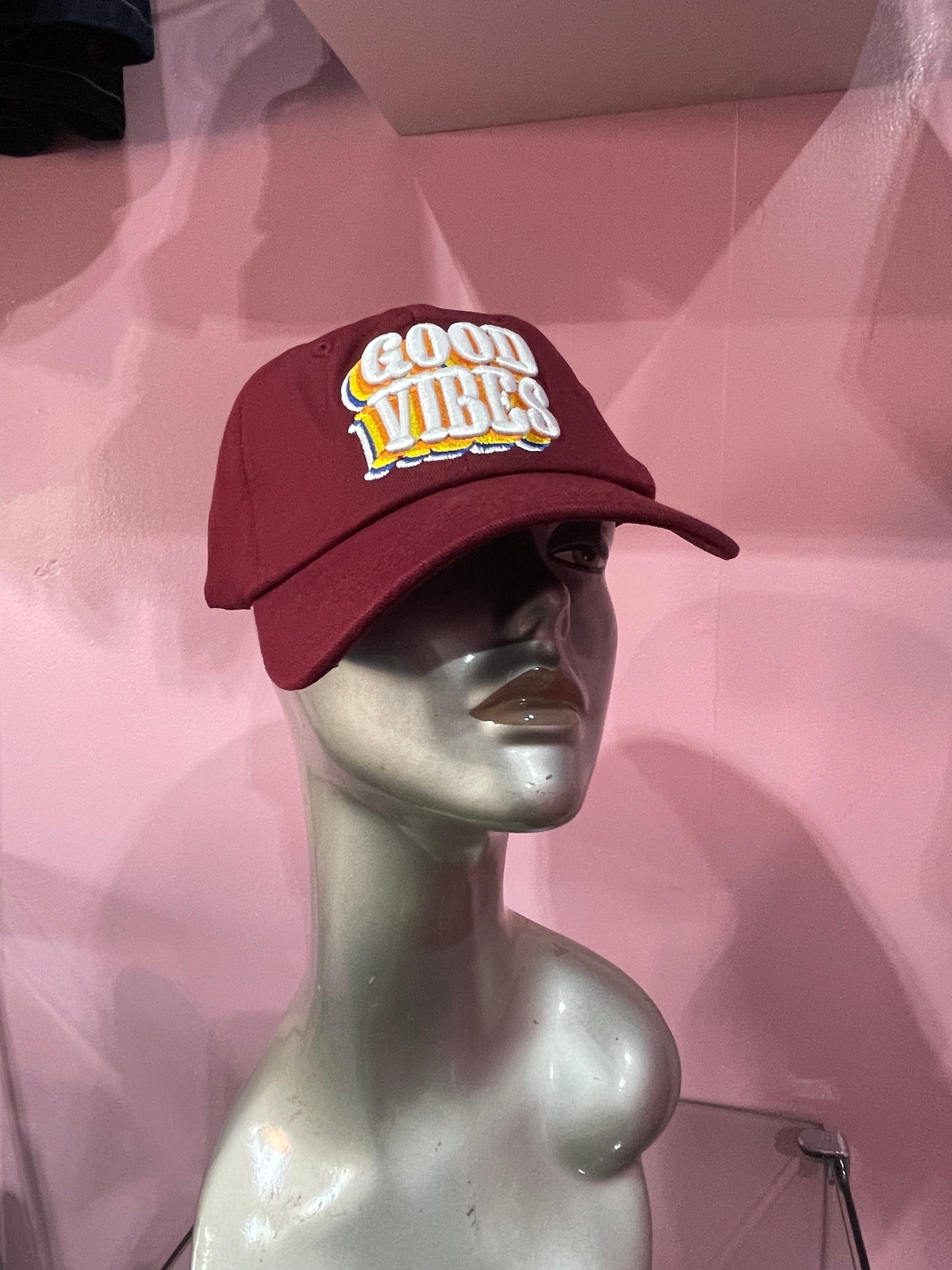GOOD VIBES Message Baseball Cap