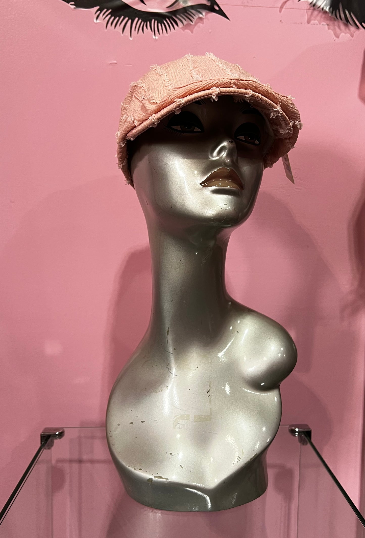 Fray Detail Newsboy Hat