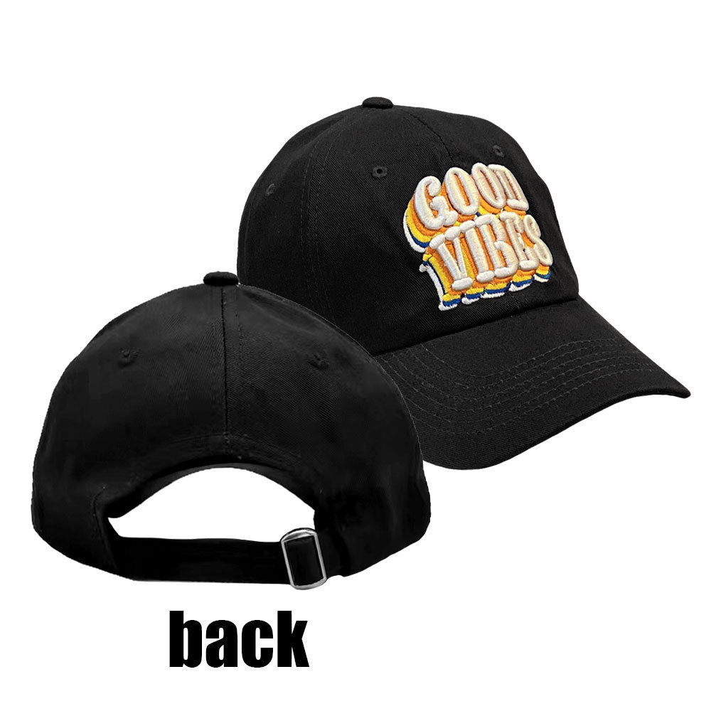 GOOD VIBES Message Baseball Cap