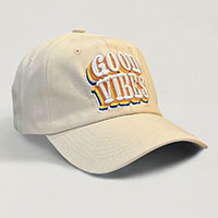 GOOD VIBES Message Baseball Cap