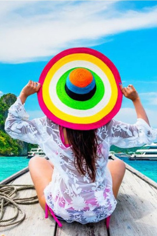 MULTI COLOR HAT