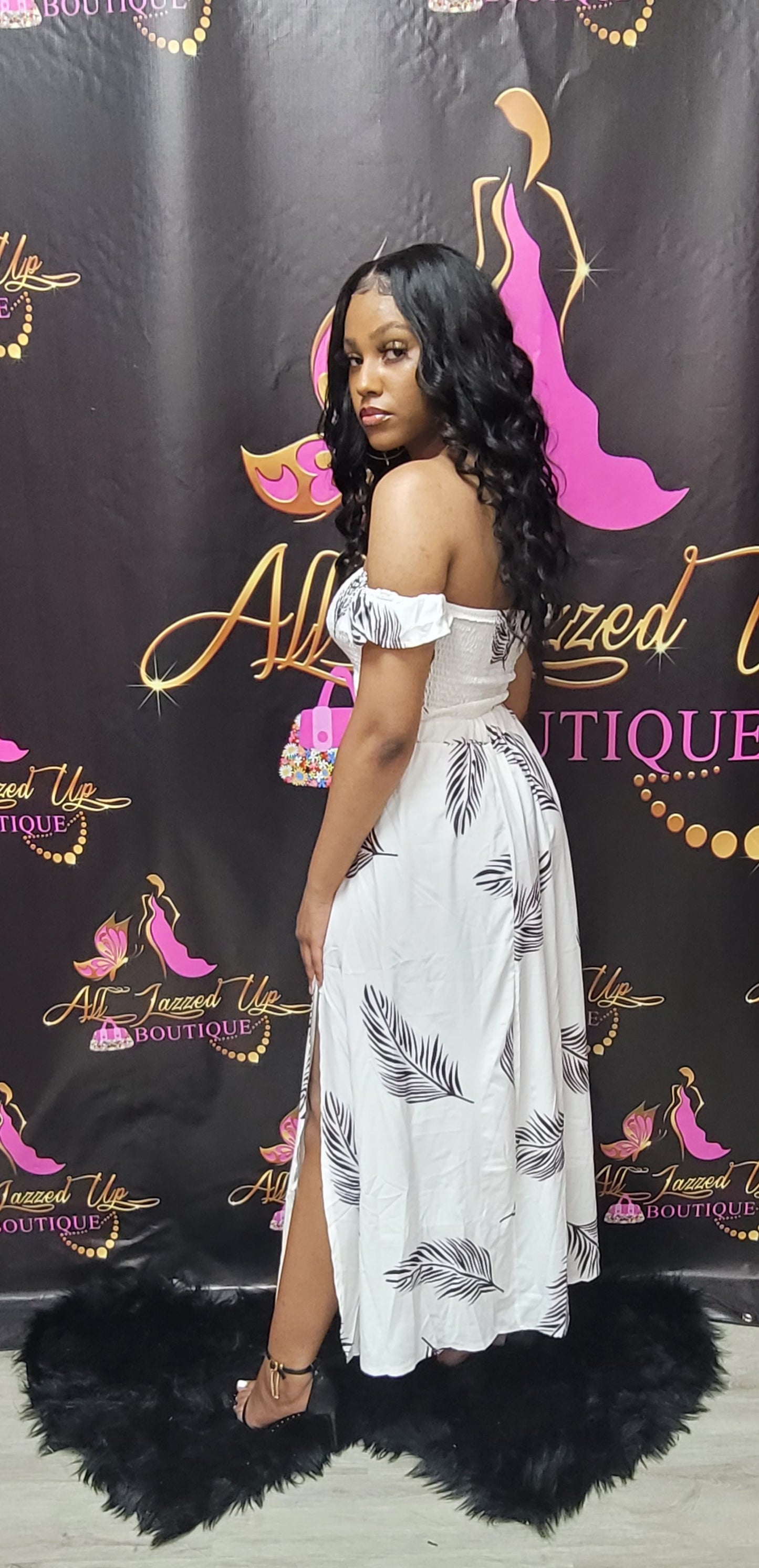 Jazzy Off Shoulder Set