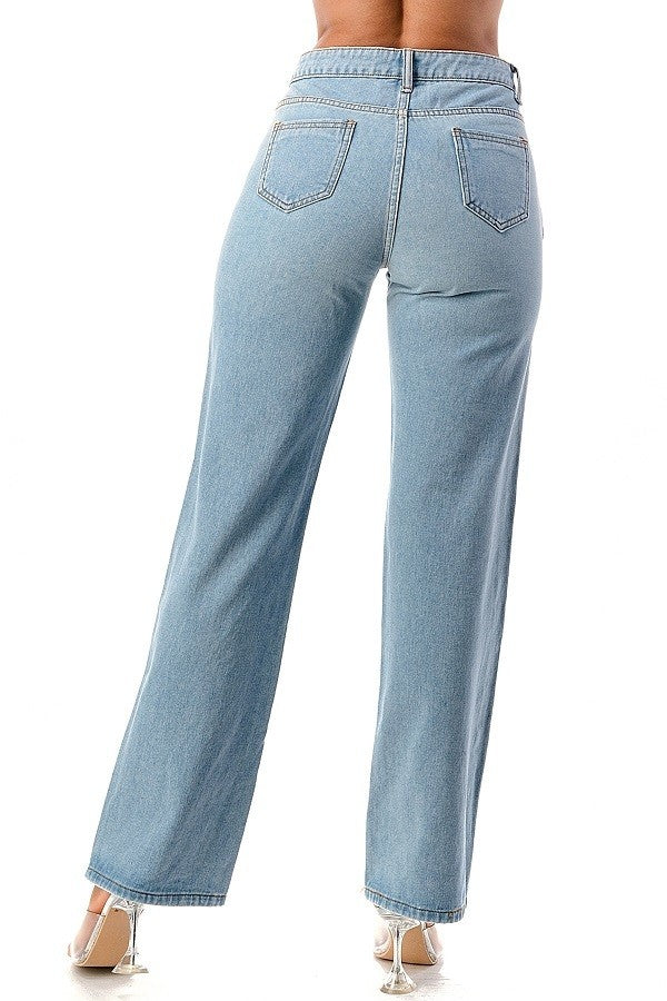 FRONT DISTRESSED JEANS