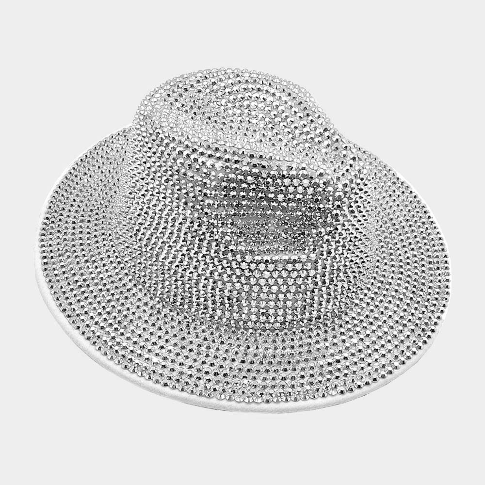 BLING STUDDED PANAMA HAT