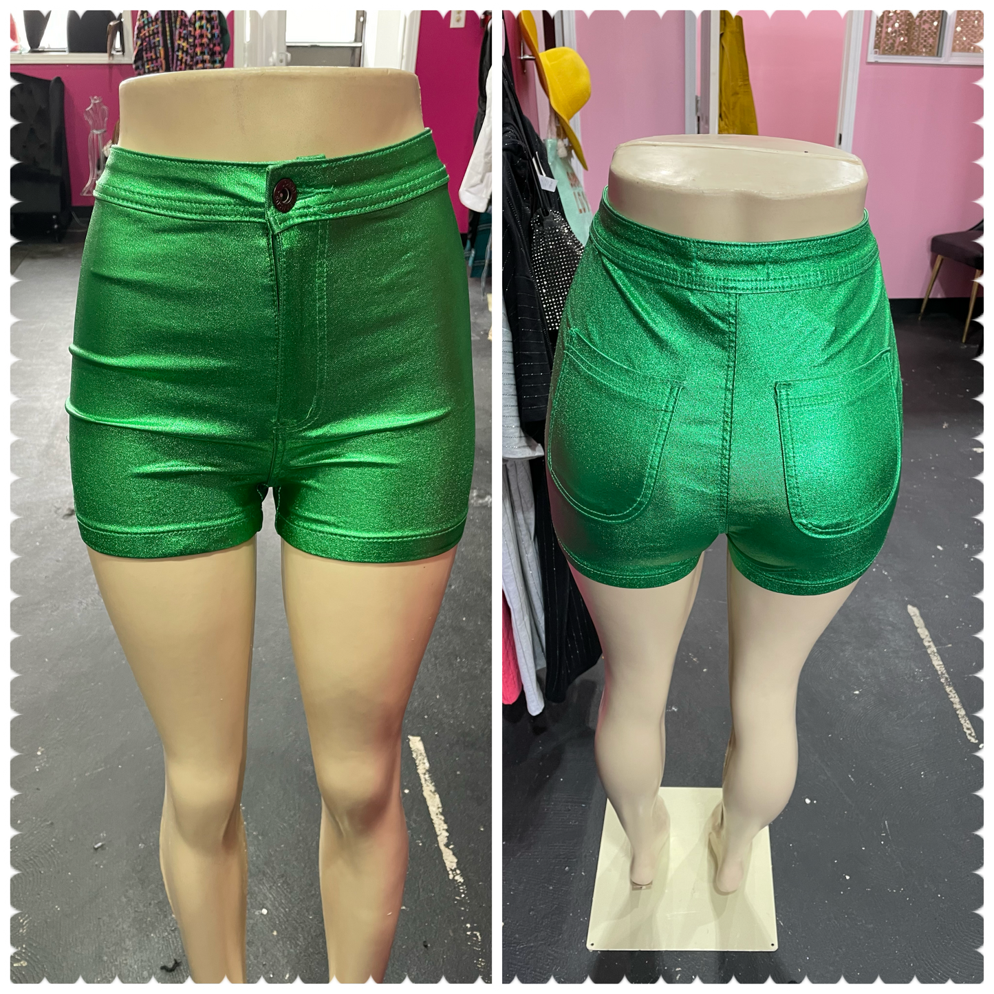 Sazzy Jazzy Metallic Shorts