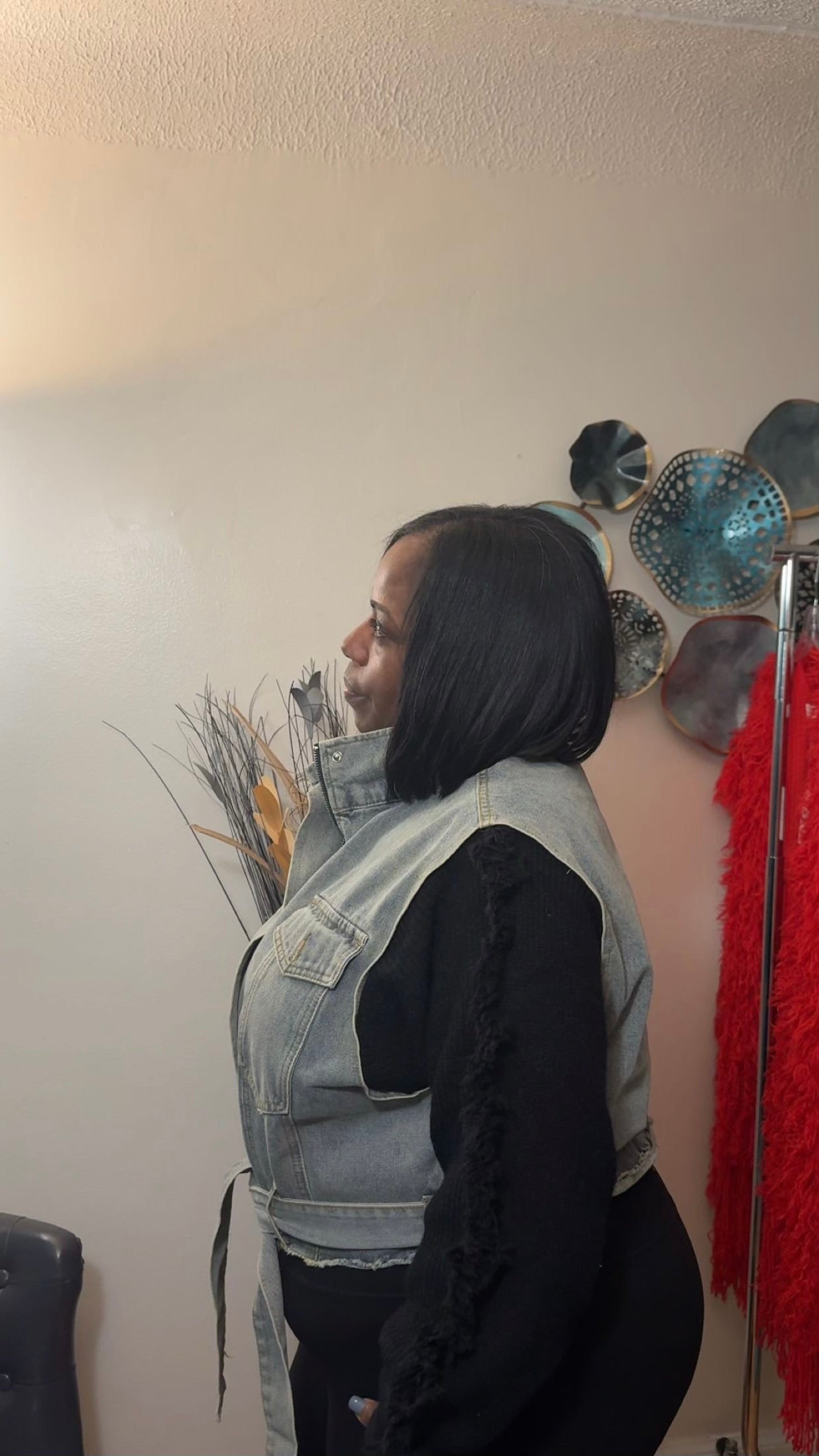 The Cozy Chic Denim Vest