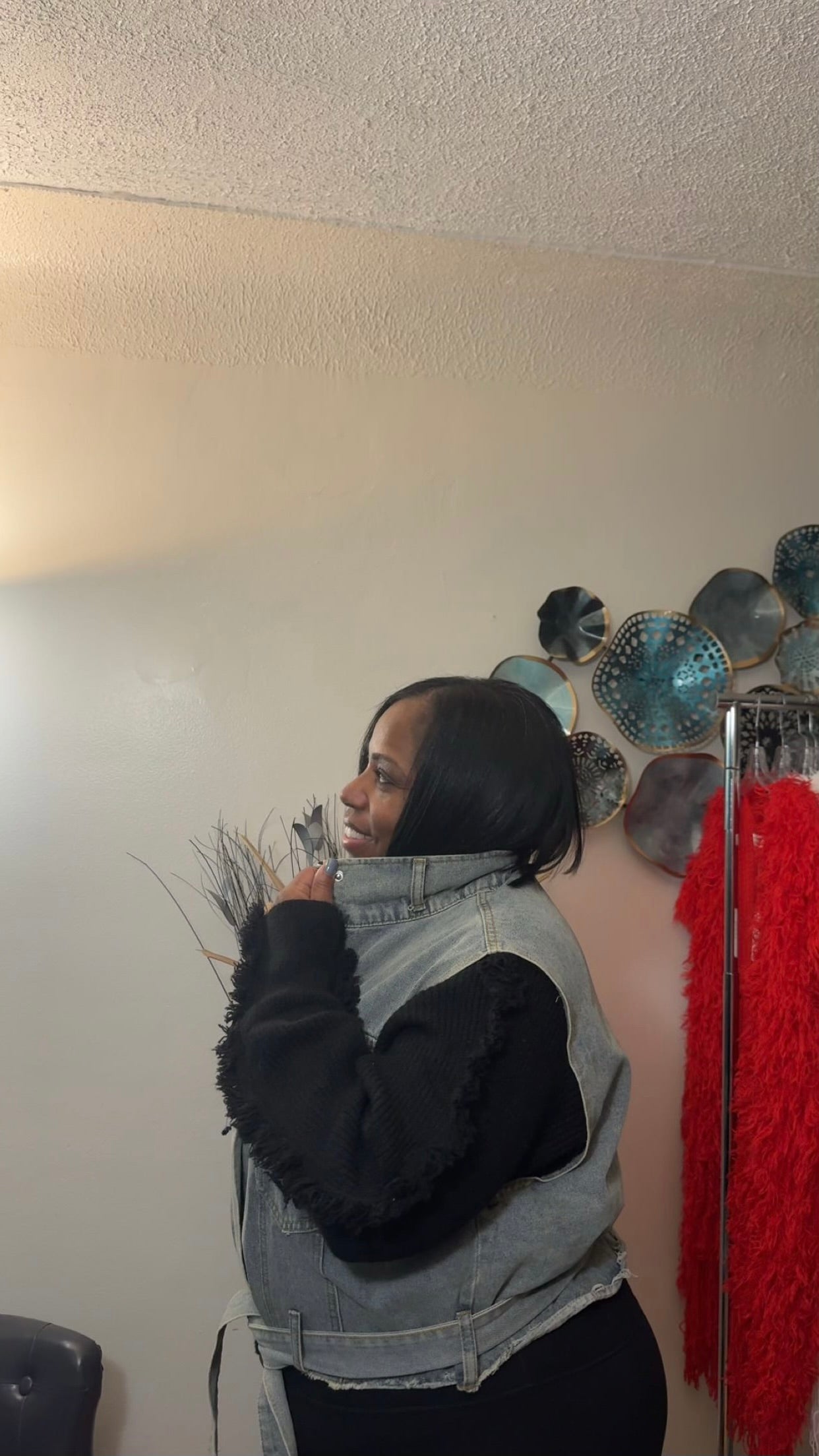 The Cozy Chic Denim Vest