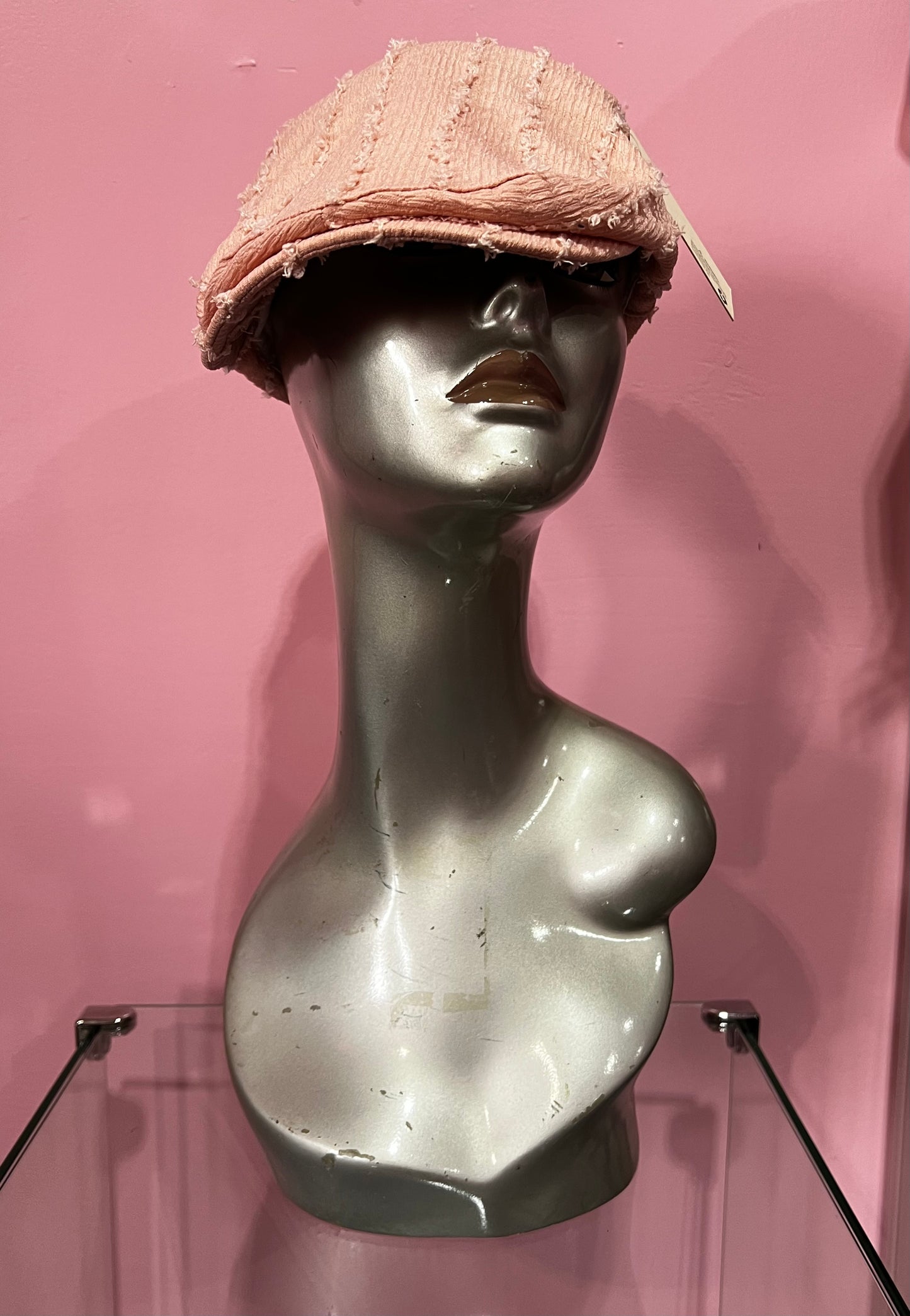 Fray Detail Newsboy Hat