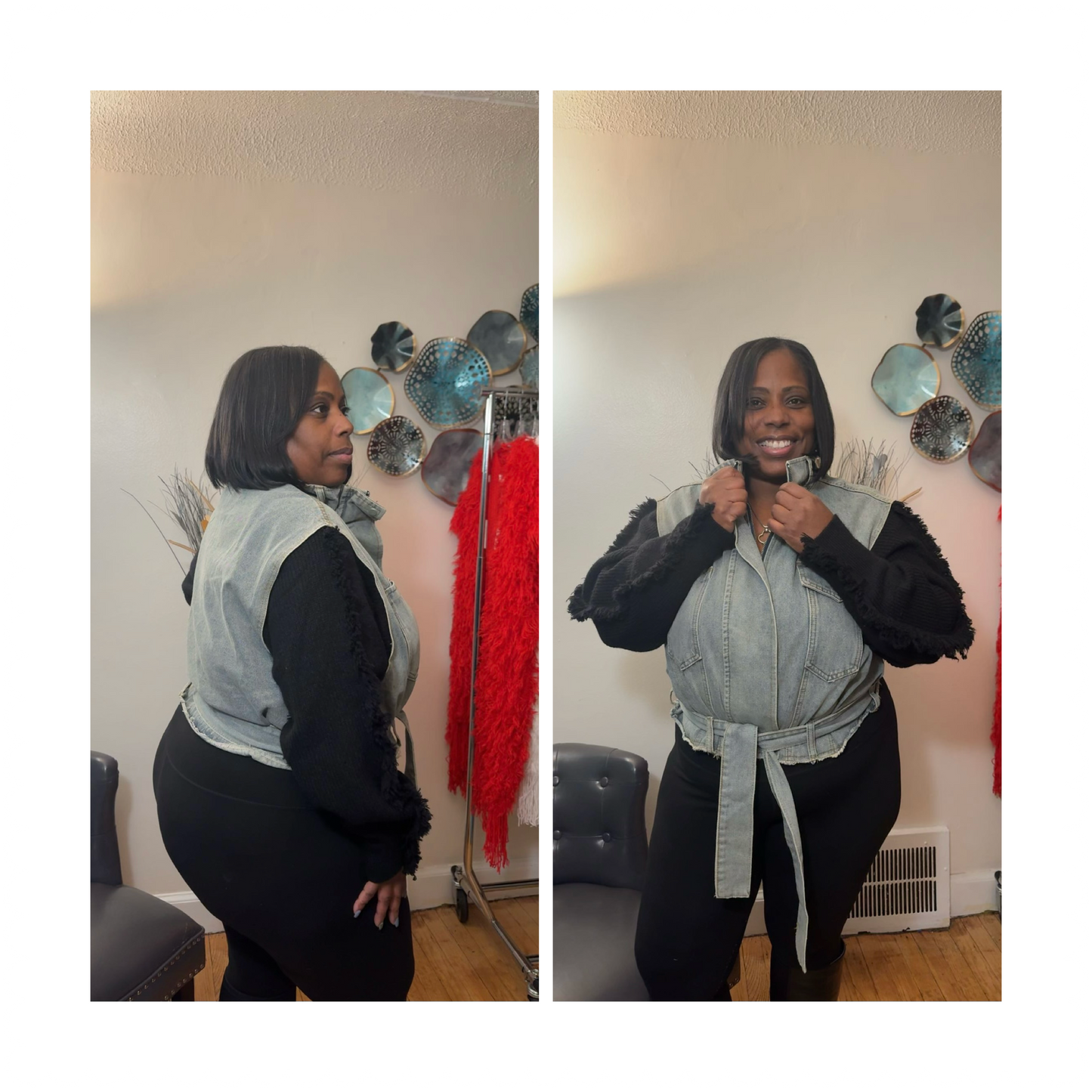 The Cozy Chic Denim Vest