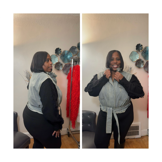 The Cozy Chic Denim Vest
