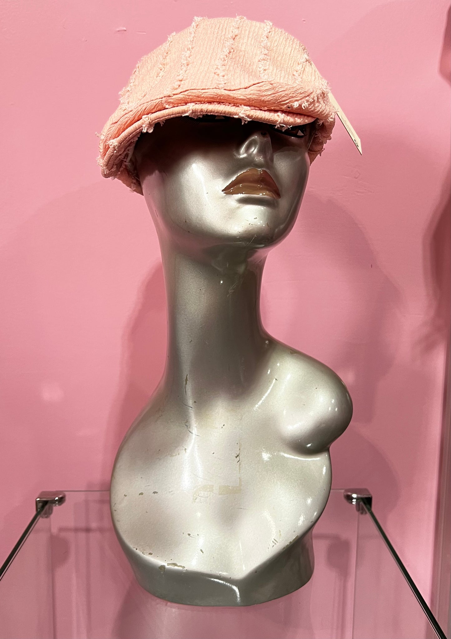 Fray Detail Newsboy Hat
