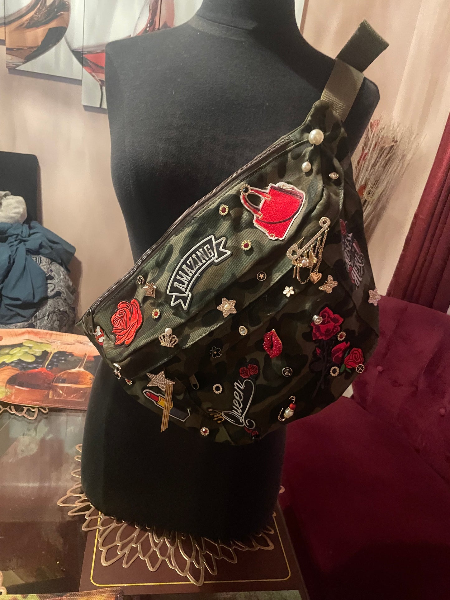 Jazzed Camo XL Crossbody