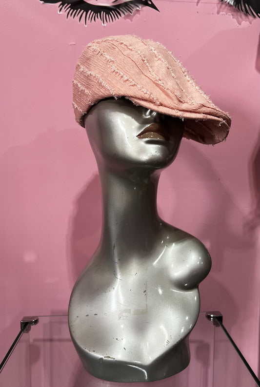 Fray Detail Newsboy Hat