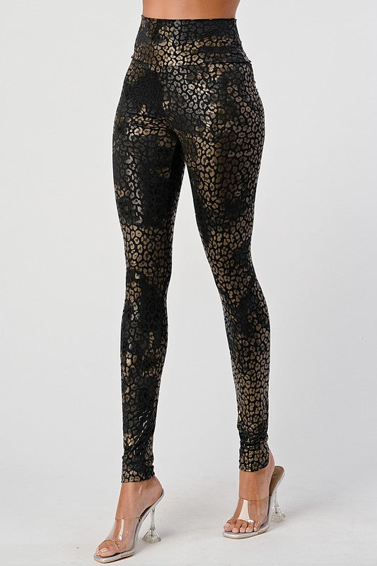 LEOPARD PRINT LEGGINGS