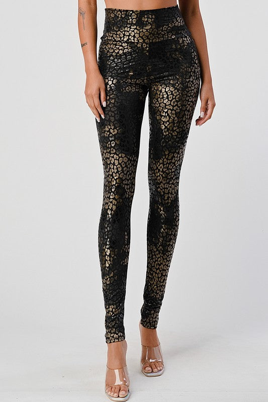 LEOPARD PRINT LEGGINGS