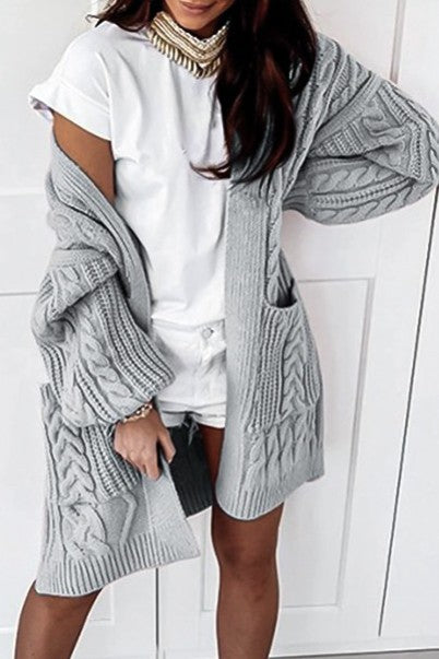 LINDA WOVEN CARDIGAN