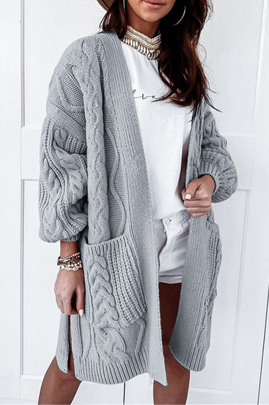 LINDA WOVEN CARDIGAN