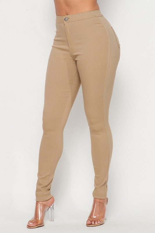 HIGH WAIST SKINNY PANTS