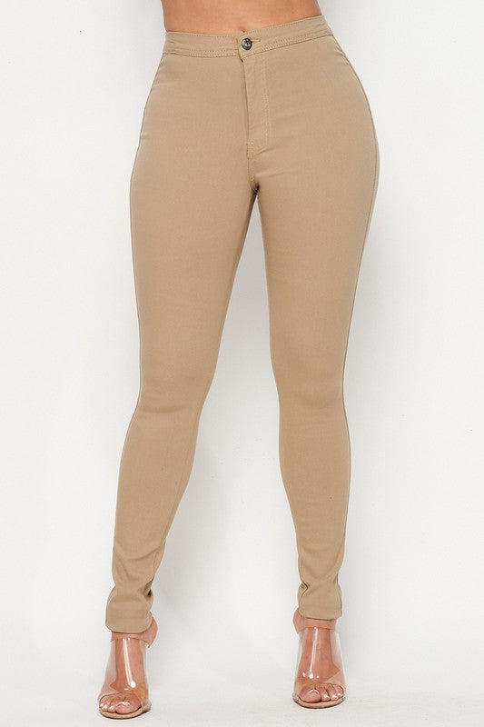 HIGH WAIST SKINNY PANTS
