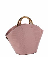 Size: 17 "L X 7 "D X 11.5 "H  *Fashion Faux Snakeskin Handbag *Double Carry Hand
