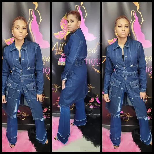 Nya Denim Trench