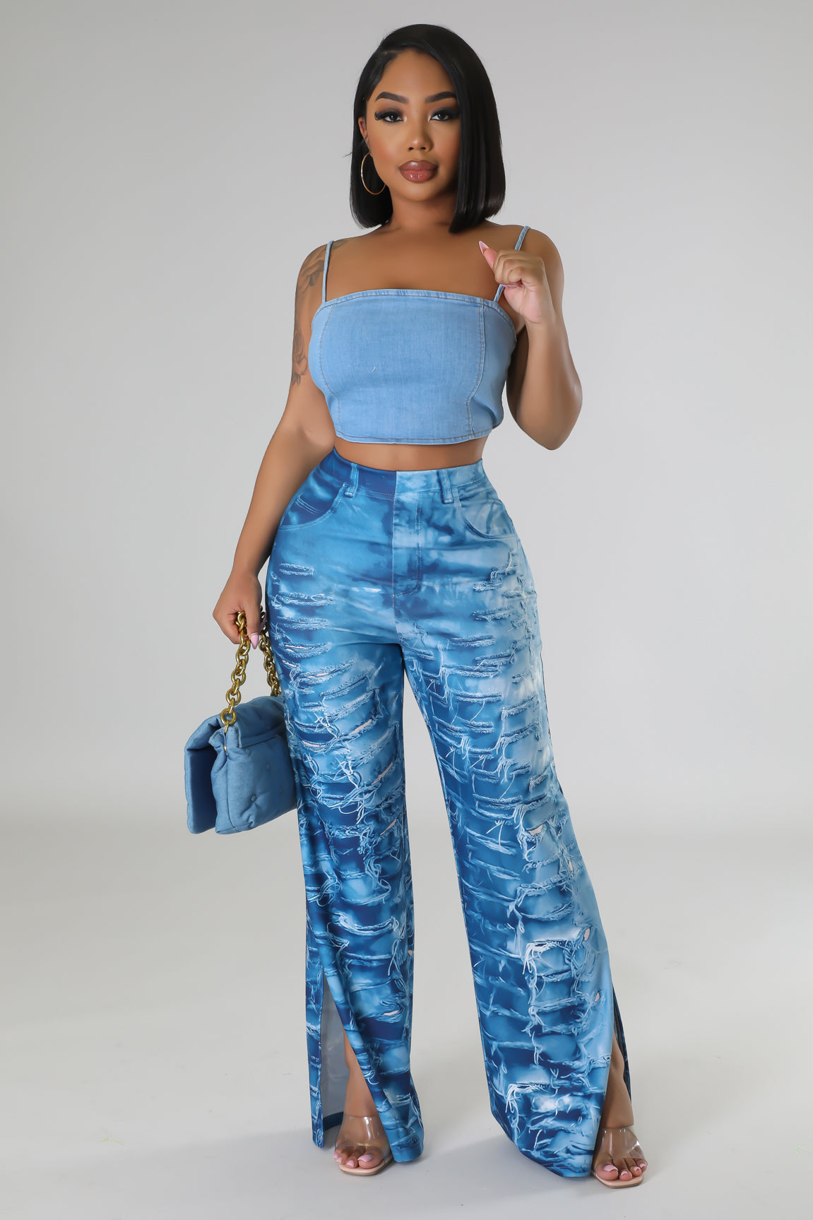 Wish It Was Denim Pants